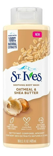 Jabón Corporal St. Ives En Gel De Avena Y Manteca De Karité