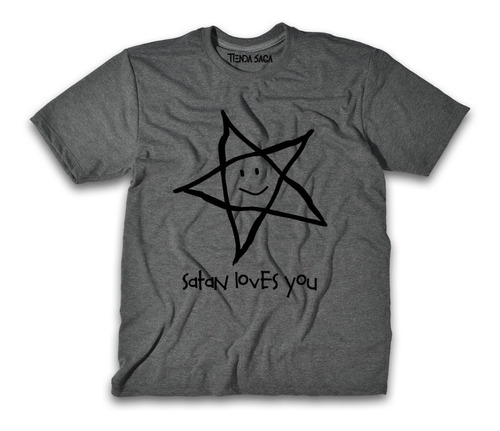 Camiseta Satan Loves You Demonio