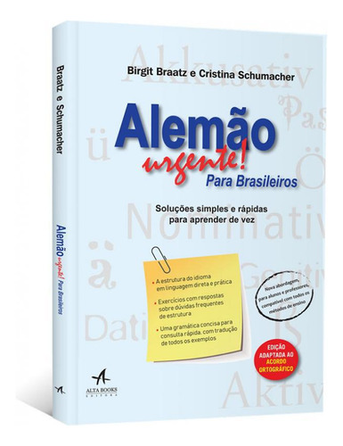 Livro Alemao Urgente - Para Brasileiros