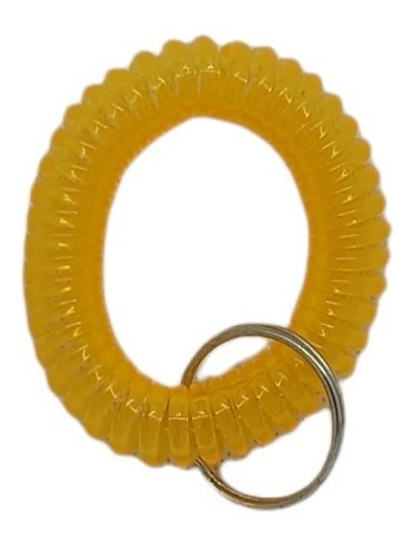 Pack 10 Llaveros Elasticos Pulsera De Muñeca Colores