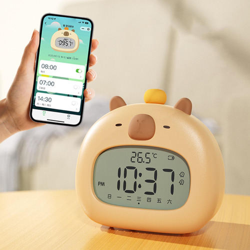Reloj Despertador Digital Con Luz Nocturna Y Carga Usb Para