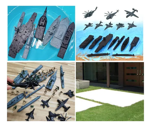 17 Piezas Juguete Portaaviones Juguete Con Modelos De