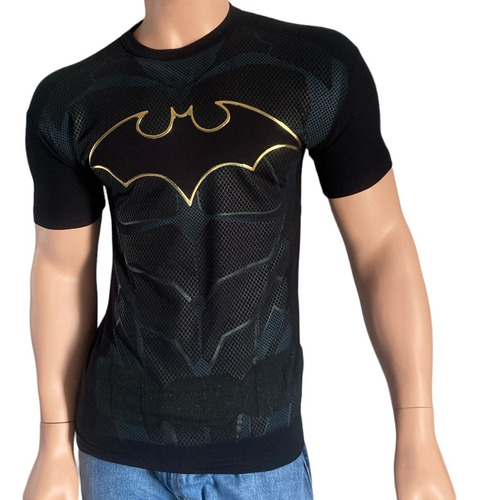 Playera Batman Oro Dc Comics  Superman Flash Superhéroe