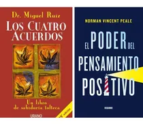 Comprar 2 Libros Autoayuda - Los 4 Acuerdos + Pensamiento Positivo