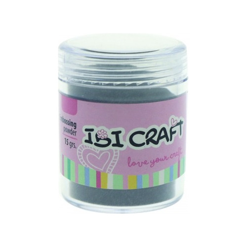 Polvo De Embossing Ibi Craft 15 Gr - Gris Oscuro