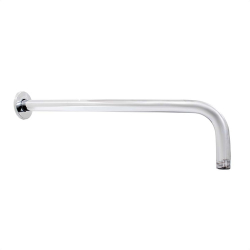 Braço De Chuveiro Longo 35 Cm Em Metal Cromado Aço Inoxidável Banheiro