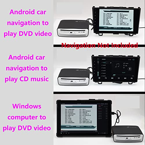 Reproductor De Cd Externo Universal Automóvil, Reprodu...
