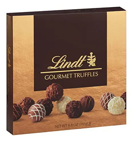 Caja De Regalo De Trufas De Chocolate Gourmet Lindt, Surtido