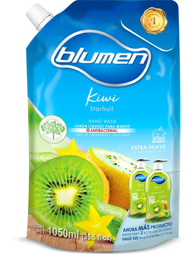Jabon Liquido Blumen Kiwi 1050ml