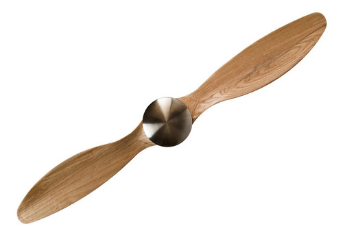 Ventilador Vita Dos Aspas Minimalista Madera Satin Masterfan