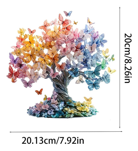 Escritorio Acrílico 2d Con Forma De Árbol De La Vida Con For