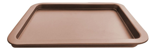Hudson asadera rectangular antiadherente MAS04 cookies 38,5 Cm Color Cobre