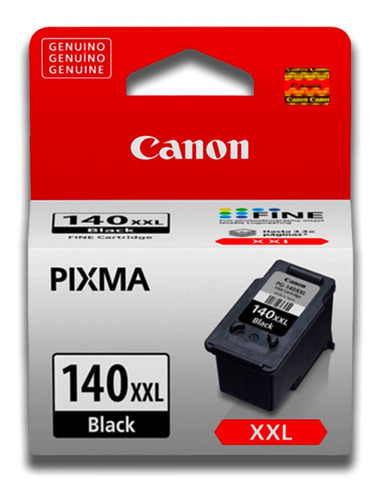 Cartucho Canon Pg-140 Xxl Negro