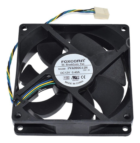 Ventilador Foxconn Dc 12 V 0.4 A 4 Pines Pwm Con Volumen De