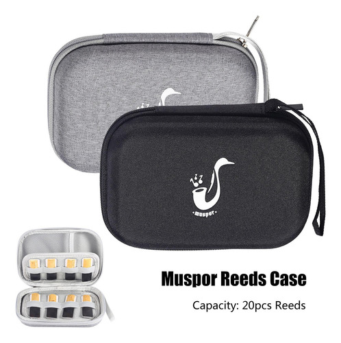 Estuche De Transporte Para Cañas De Saxofón, Negro