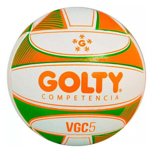 Balón Voleibol Golty Competencia Vgc5 No.5-verde/naranja