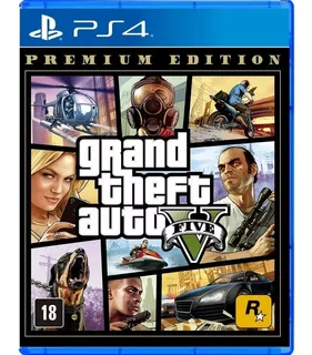 Grand Theft Auto V Premium Edition Gta 5 Ps4 Português Novo