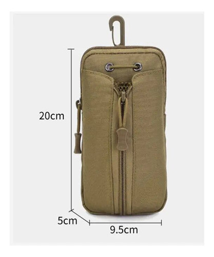 Porta Botella Táctico Multifuncional Outdoor Trekking Pouch