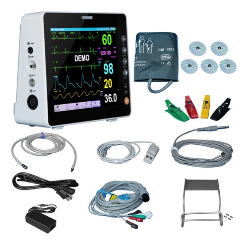 Monitor De Signos Vitales 8 Pulgadas 6 Parámetros