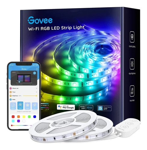 Govee Rgb Classic Tira Led Wifi Alexa Y Google 10 Metros