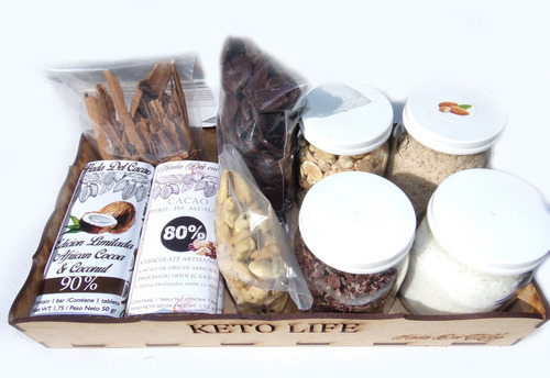 Bandeja Keep Calm Y Cetosis Regalo Chocolates Cacao 80% 90%