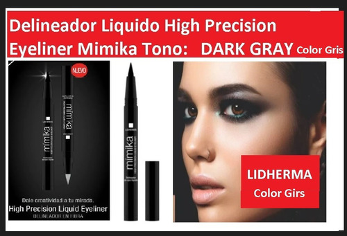 Lidherma Delineador Liquido High Precision Eyeliner Mimika