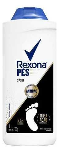 Talco Rexona Para Pés Pó Sport 100g