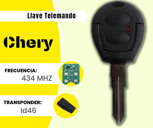 Llave Telemando Para Chery Arauca