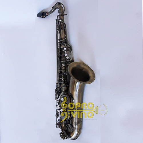 Sax Tenor Sib Envelhecido Escovado Dolphin