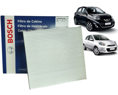 Filtro Da Cabine Nissan March Sr 1.6 16v Flex 2015