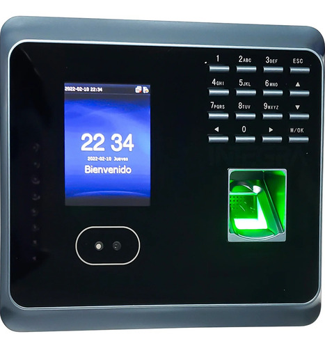 Control De Acceso Asistencia Facial Mb360id Zk+fuente C/adms Negro