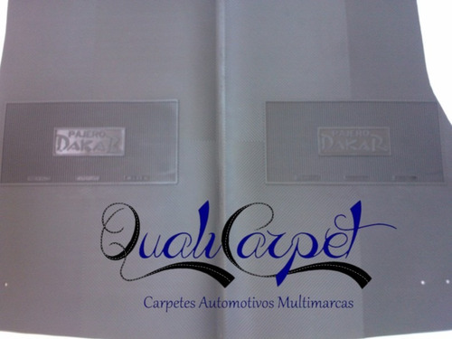 Imagem 3 de 5 de Tapete Borracha Personalizado Porta Malas Pajero Dakar 5lug