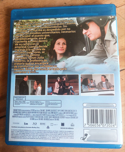 El Amor Llama Dos Veces / Larry Crowne Tom Hanks Blu-ray (Usado)