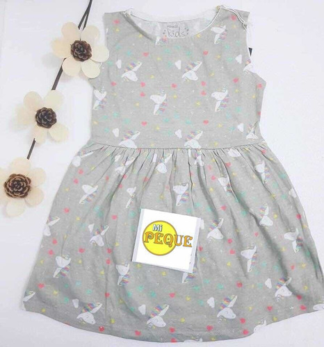 Vestido Unicornio, Niñas, Talle Único, 3/4