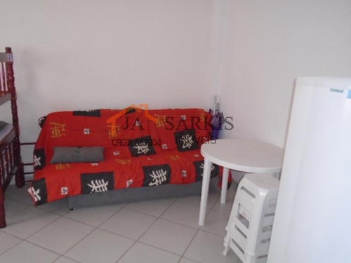Kitnet Para Venda Em Praia Grande, Ocian, 1 Dormitório, 1 Banheiro, 1 Vaga - 1385_2-1143525
