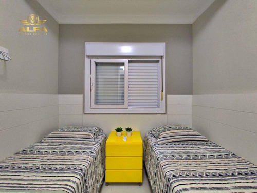 Imagem 12 de 30 de Apartamento Na Praia 3 Dormitórios 1 Suíte Varanda Gourmet 2 Vagas Piscina Churrasqueira Pitangueiras Guarujá. - Ap1197
