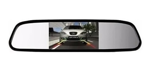 Imagem 3 de 4 de Retrovisor Veicular Visor Espelho Tela Lcd 4.3 Câmera De Ré