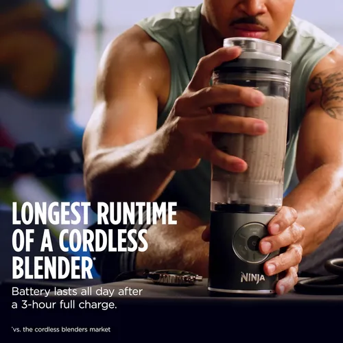 Liquidificador Portátil Ninja Blast Max Com Recipiente De 22 Azul