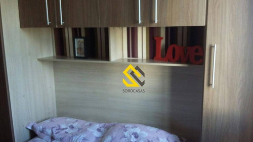 Imagem 2 de 20 de Apartamento Com 2 Dormitórios À Venda, 49 M² Por R$ 190.000,00 - Condomínio Parque Sicília - Votorantim/sp - Ap0449