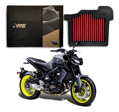 Filtro Esportivo Lavável Yamaha Mt 09 850 2018 Rs