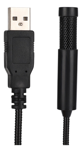 Mini Micrófono Usb Mic Sf-558 De Doble Condensador Con Cable