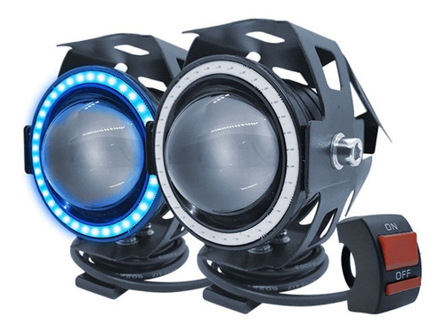 Farol De Led Ray X Angel Eye Super Spot 15w Jeep/barco 241