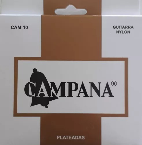   Encordado Cuerda Guitarra Criolla Campana Nylon Plata 