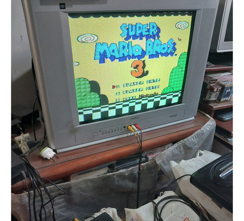 Super Mario Bros / Super Mario Bros 3 & Dr.mario Para Nes (Usado)