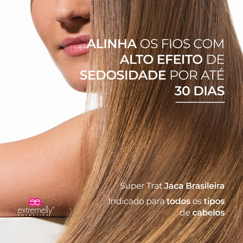 Kit Manutenção Jaca Shampoo Condicionador Máscara Leave In