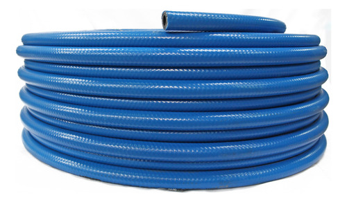 Mangueira Lava Jato Auto Lona Dupla 1200 Psi 1/2 Azul - 100m