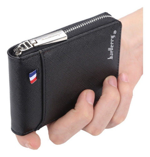 Baellerry Cartera Hombre Vertical Billetes Y Tarjetas 11cm
