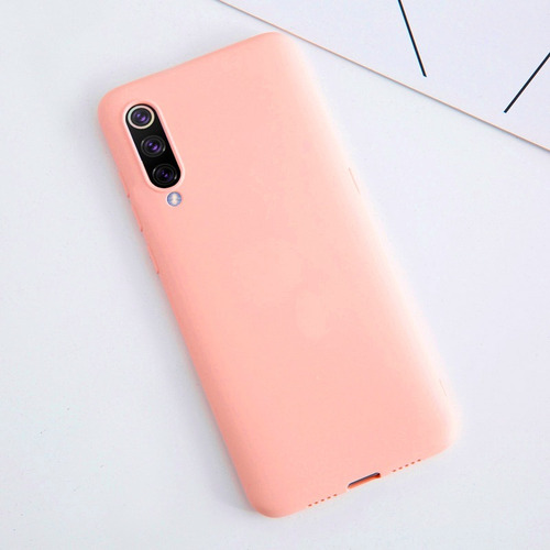 Funda Silicona Líquida Premium + Vidrio Galaxy M10 M20 M30