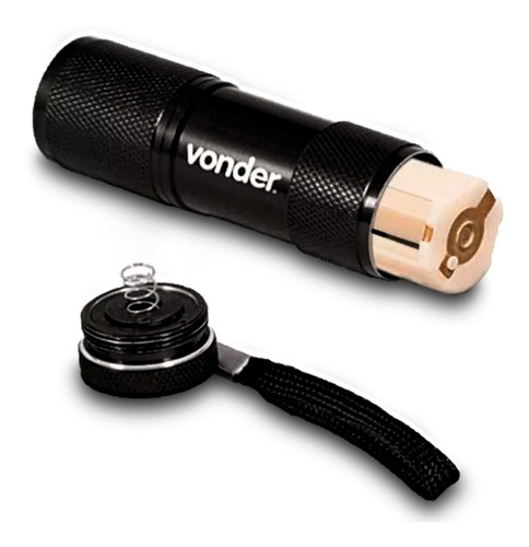 Imagem 5 de 5 de Lanterna Chaveiro Em Alumínio 9 Leds Llv 0009 Vonder
