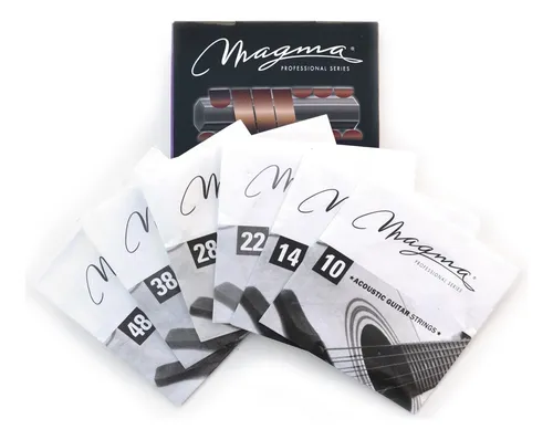 Encordado Acustica Magma Bronce Flat 10-48 Light Ga120pbf